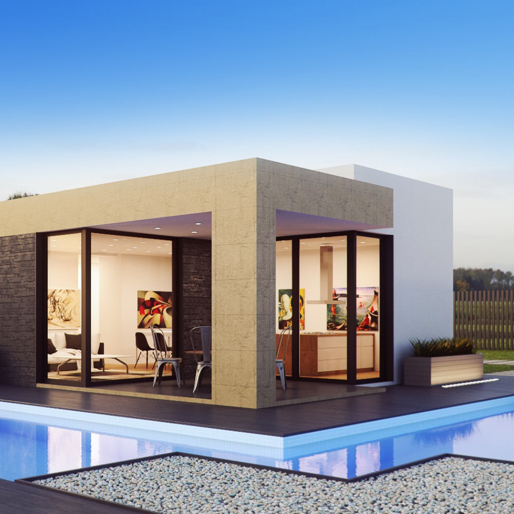 Outside View of House 1